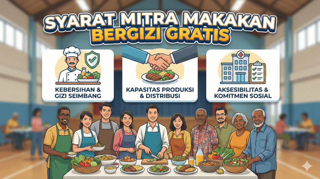 syarat mitra makan bergizi gratis