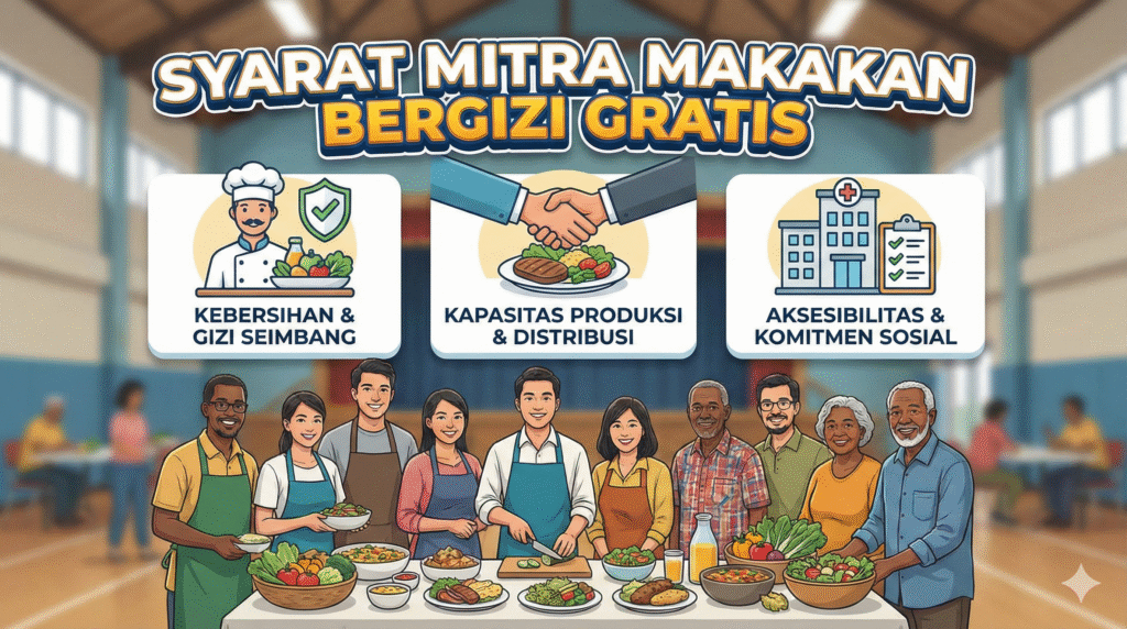 syarat mitra makan bergizi gratis